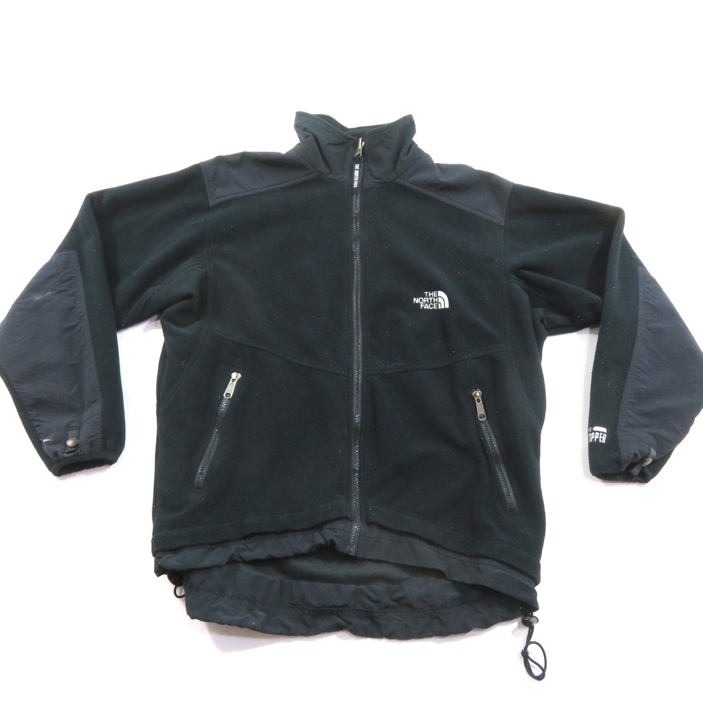 The North Face Jacket Gore Windstopper Fleece Black Jacket Womens Sz M Vintage